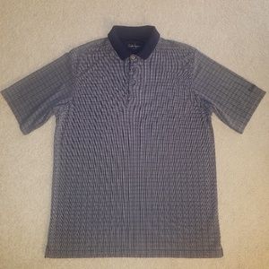 3 for $10 - Walter Hagen, navy plaid golf polo
